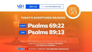 BIBLE IN 90 DAYS  DAY 42 [upl. by Lemahs]