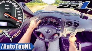 Corvette ZR1 62 V8 SUPERCHARGED 300kmh AUTOBAHN NO SPEED LIMIT POV by AutoTopNL [upl. by Hinman]