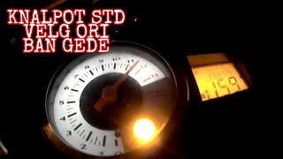 TOP SPEED SATRIA FU STANDAR PORTING HARIAN  VLOG OJOL [upl. by Eedahs555]