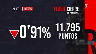 Flash cierre de mercados 29102024 [upl. by Owens]