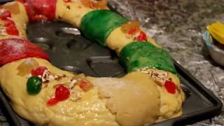 ROSCA DE REYES RECETA FACILCOMO HACER [upl. by Jens]