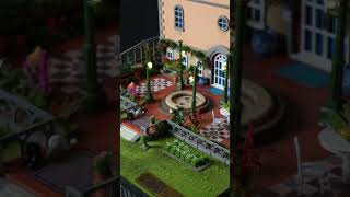 I made mergemansion ’s Conservatory in real life miniature diorama scalemodel [upl. by Britney]