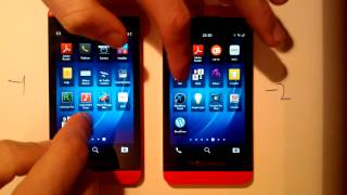 BlackBerry Z10  STL1001 VS STL1002 [upl. by Hoi750]