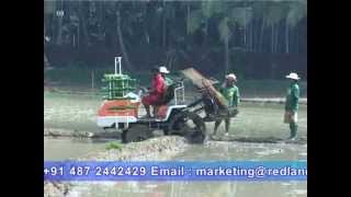 HIGH SPEED RICE TRANSPLANTER INDIA 4WRP824  REDLANDS ASHLYN MOTORS PLC  THRISSUR [upl. by Henrik363]