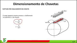 Aula de Dimensionamento de Chavetas [upl. by Yarahs]