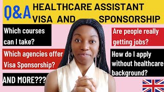 QampA  Healthcare assistant jobs with Visa Sponsorship in the UK  UK visa 2022  Lynda Eze [upl. by Esac]