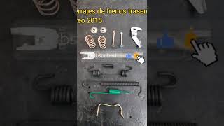 como instalar frenos traseros de aveo 2015 herrajes de aveo todos los modelos 2024 mechanic [upl. by Namijneb782]