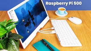 Raspberry Pi 500 Keyboard With Monitor  Review Full Specifications [upl. by Dweck]