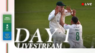 LIVE  Leicestershire CCC v Sussex  County Championship Day One [upl. by Phelgen]