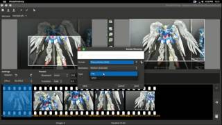 How to make slideshow video using photofilmstrip Linux MInt 181 XFCE [upl. by Nolitta104]