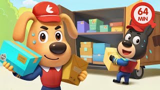 Police Officers Deliver Packages  Kids Cartoons  Kids Videos for Kids  Sheriff Labrador [upl. by Henderson]