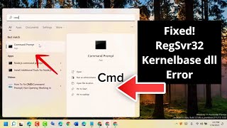 How to Fix RegSvr32 Kernelbase dll Error on Windows 10 8 11 [upl. by Nolyaj]