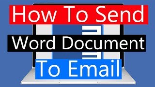 How to Send Word 2016 document to Email [upl. by Ferde]