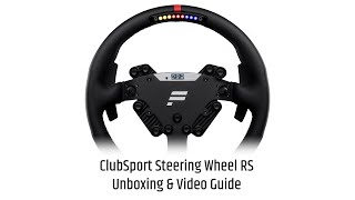 ClubSport Steering Wheel RS Unboxing amp Video Guide [upl. by Dorrie]