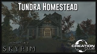 Tundra Homestead by Elianora  Skyrim Creation Club Showcase [upl. by Onirotciv5]