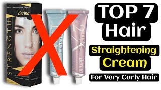 Top 7 Hair Straightening Creams in India 2024  Best Hair Smoothening Creams [upl. by Oringa]