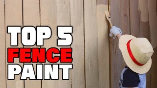 Best Fence Paint Reviews 2024  Best Budget Fence Paint Buying Guide [upl. by Jonna]