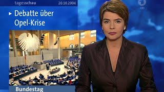 Tagesschau vor 20 Jahren 20102004  Susanne Daubner [upl. by Merrel273]