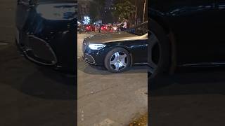 S Class Maybach Night Time Road Presence 🔥expensivecars luxurycar youtubeshorts [upl. by Ysabel]