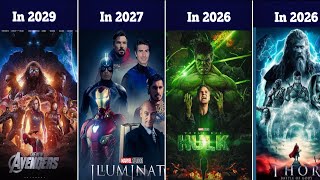 Marvels Upcoming Movies 20242029 marvel marvelmovies [upl. by Gardie]