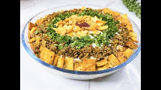 فتة الباذنجان المكدوس على طريقتيEasy eggplant fatteh recipe [upl. by Briano]