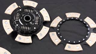 CLUTCHTECH Sprung vs Rigid Twin Plate Clutch [upl. by Ahsinroc895]