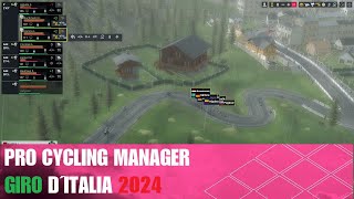 Pro Cycling Manager I Saison 2024 I 17Etappe Giro d´Italia  Stürze und Aufgabe [upl. by Dielle]