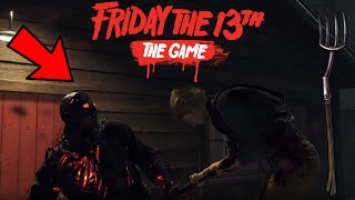 Savini Jason With Pitchfork Gameplay  Friday The 13th The Game [upl. by Richman]