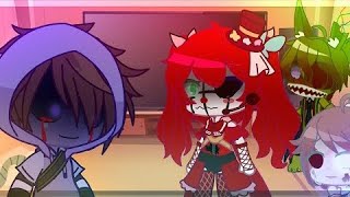 Afton Family React To Afton Family Remix  Gacha Club [upl. by Eidnam]