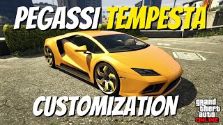 Pegassi Tempesta Customization  GTA Online [upl. by Bonney]