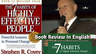 7 Habits Of Highly Effective People📖 Stephan Covey English book PUSTAKPARICHAY bookreview [upl. by Ramat]