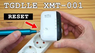 TGDLLF XMT001 WiFi extender N300 • Factory reset [upl. by Agbogla]