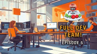 Full Dev Team  Game Dev Tycoon Gameplay EP5 [upl. by Felicdad]