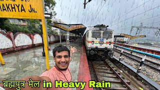 Brahmaputr Mail Full Train Journey in Heavy Rain  Assam to Delhi [upl. by Garap]