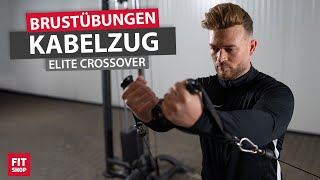 BrustÜbungen am Crossover Kabelzug  Taurus Elite  Krafttraining Brust am Chest Day [upl. by Eylhsa180]