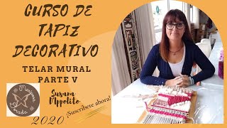 Curso de tapiz decorativo Parte V [upl. by Alegnatal]