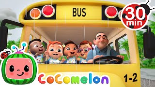 Every Wheels On The Bus Episode  CoComelon 🍉  Nursery Rhymes [upl. by Notsruht]