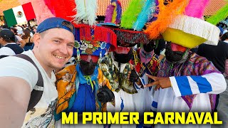 😱MI PRIMER CARNAVAL de TLAYACAPAN ACABA en DESMADRЕ  RUSOS REACCIONAN a BRINCO de CHINELOS MORELOS [upl. by Sternlight]