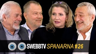 Peter Abelin Katerina Janouch Boris Benulic och Mikael Willgert i Swebbtv Spanarna avsnitt 26 [upl. by Euqinim]