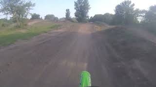 My 2007 Kawasaki KX250F on track for the first time [upl. by Dnalhsa]