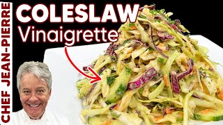 Classic Vinaigrette Coleslaw  Chef JeanPierre [upl. by Aihceyt]