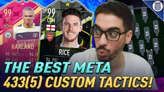 THE BEST META 4335 FORMATION amp CUSTOM TACTICS FOR FIFA 23 ULTIMATE TEAM [upl. by Ikir]