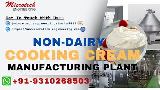 NONDAIRY COOKING CREAM MANUFACTURING PLANT  cooking cream making machine cream processing [upl. by Aleece985]