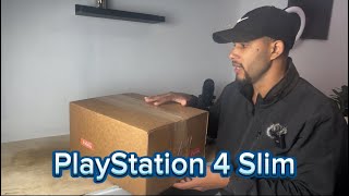 Unboxing a PlayStation 4 Slim from ShopGoodWillcom [upl. by Almund]