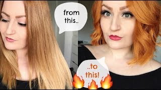 Blonde Locks to Copper Bob  Hair Transformation [upl. by Laverna]