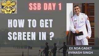 SSB DAY 1  How to get screen in   Episode 1 [upl. by Ahsot]