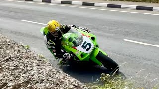 Manx Grand Prix 2024  Greenall Kawasaki ZXR750 Campaign [upl. by Casmey83]