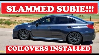 How to install coilovers WRX STI 20152021 Raceland [upl. by Circosta]