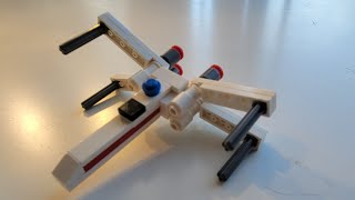 XWing Lego Microscale Tutorial [upl. by Elke]