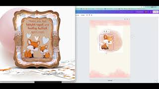 How to download digital stamps from Polkadoodles unzip and use Canva to make a printable card [upl. by Lever972]